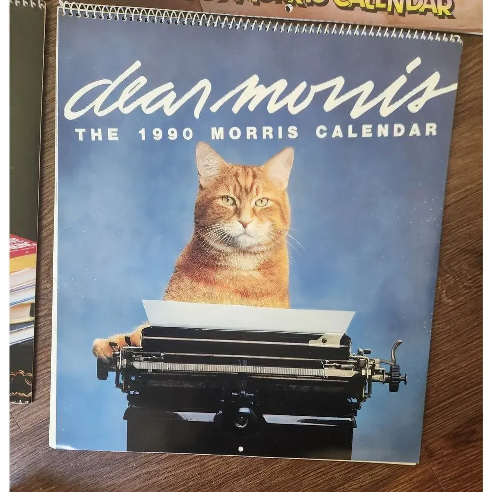 Vintage Morris the Cat Calendar Collection 1985-1990 Unused Lot of 6 Rare